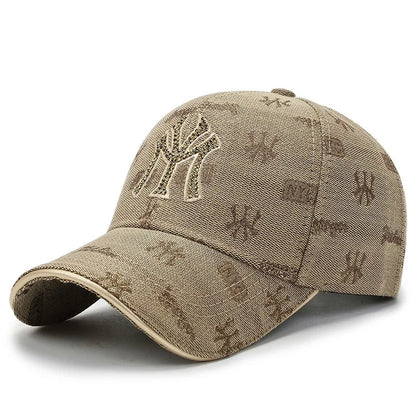 Unisex MY Letter Embroidery Baseball Caps