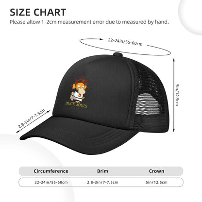 Pokemoned Duck Souls Mesh Baseball Cap