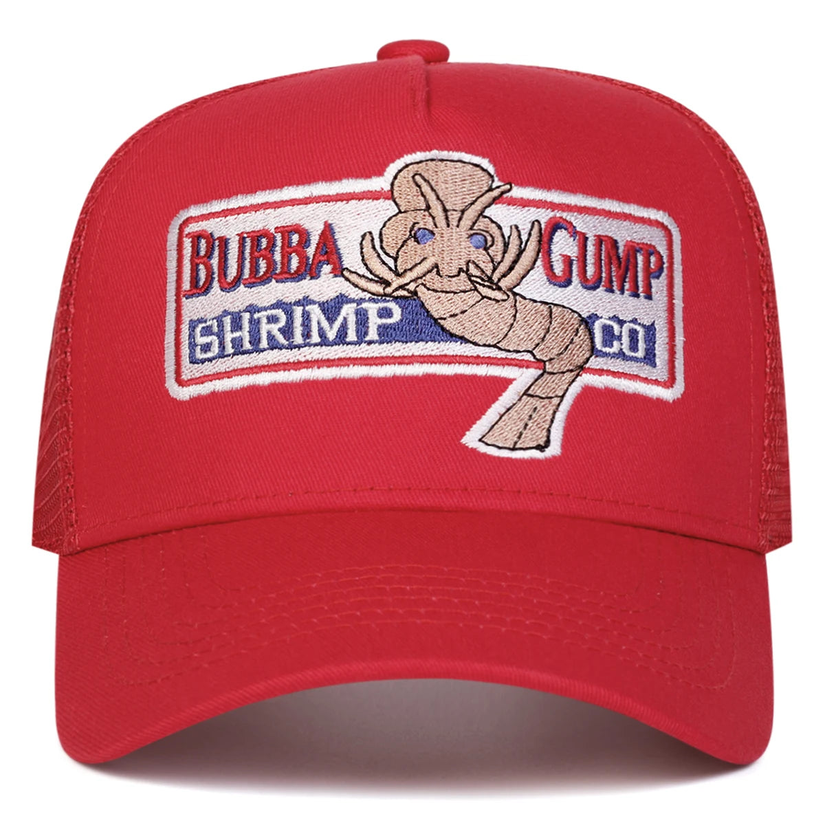 Unisex Shrimp Embroidery Baseball Caps