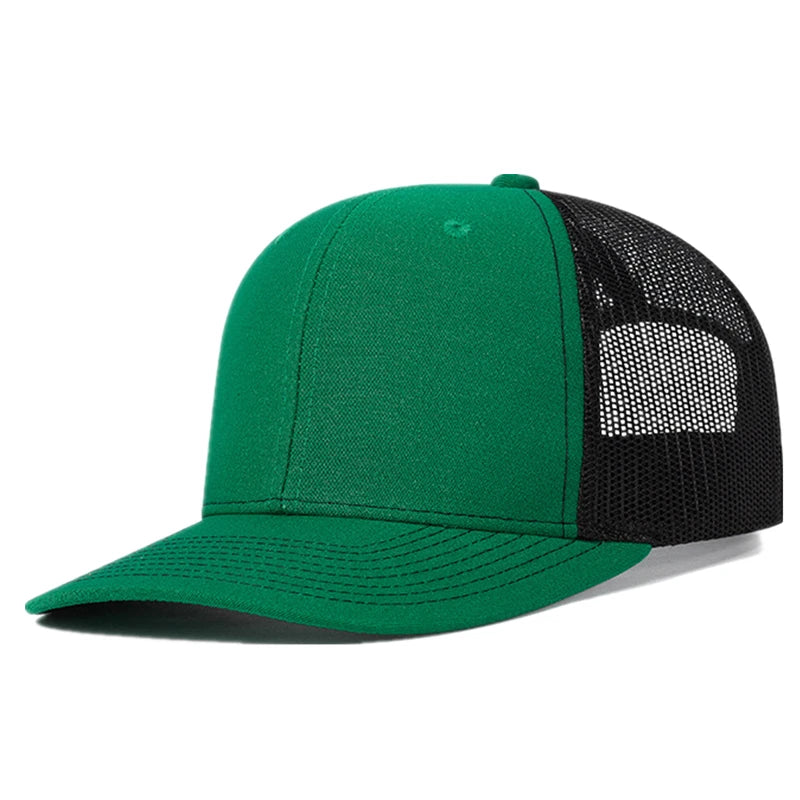 Hot Sale Unisex Cap Slight Curved Brim Style Trucker Hat  Men & Women