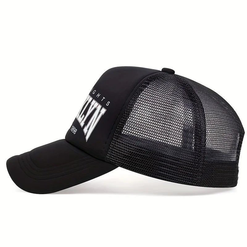 Unisex BROOKLYN Printing Baseball Net Caps