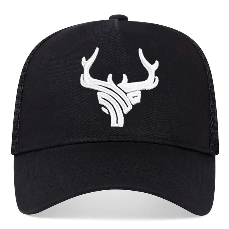 Unisex Antler Embroidered Baseball Cap