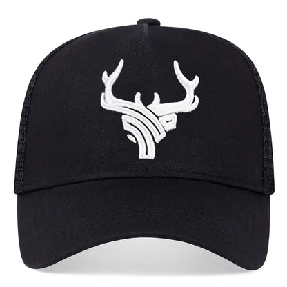 Unisex Antler Embroidered Baseball Cap