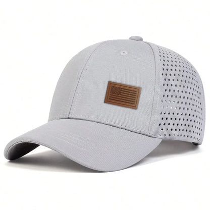 Unisex American Flag Label Baseball Net