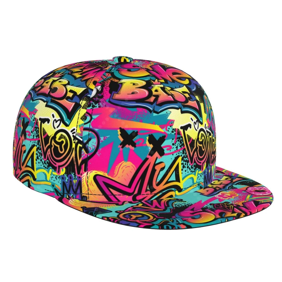 Graffiti Snapback Hat for Men and Women