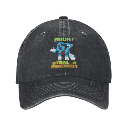 Bruh 67 Six Seven 6-7 Funny Brainrot Meme Printed Cap Baseball Cap