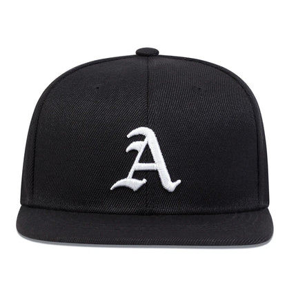 Children Gothic Letter A Embroidery Baseball Caps Hip hop Hats