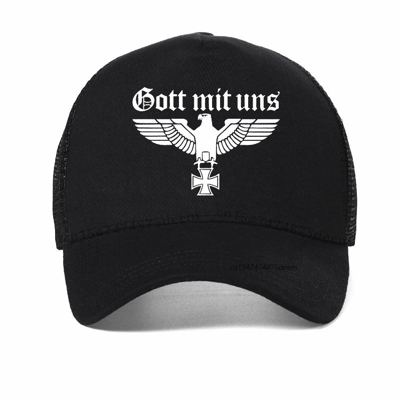 God With Us Eagle Pin WW2 Wehrmacht Military Badge Baseball Cap