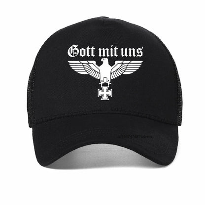 God With Us Eagle Pin WW2 Wehrmacht Military Badge Baseball Cap