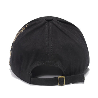 Printing Chinese Dragon Men's Baseball Caps