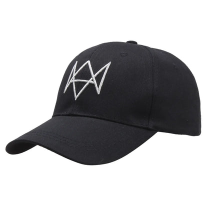 Solid Color Baseball Caps Men Women Cosplay Watch Dog