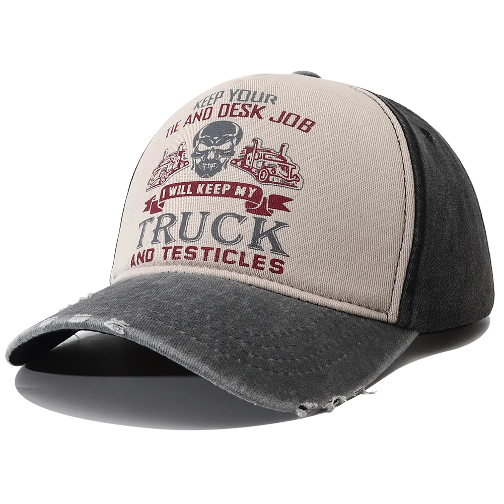 2023 New Designer 5 Panel Baseball Cap Skulls