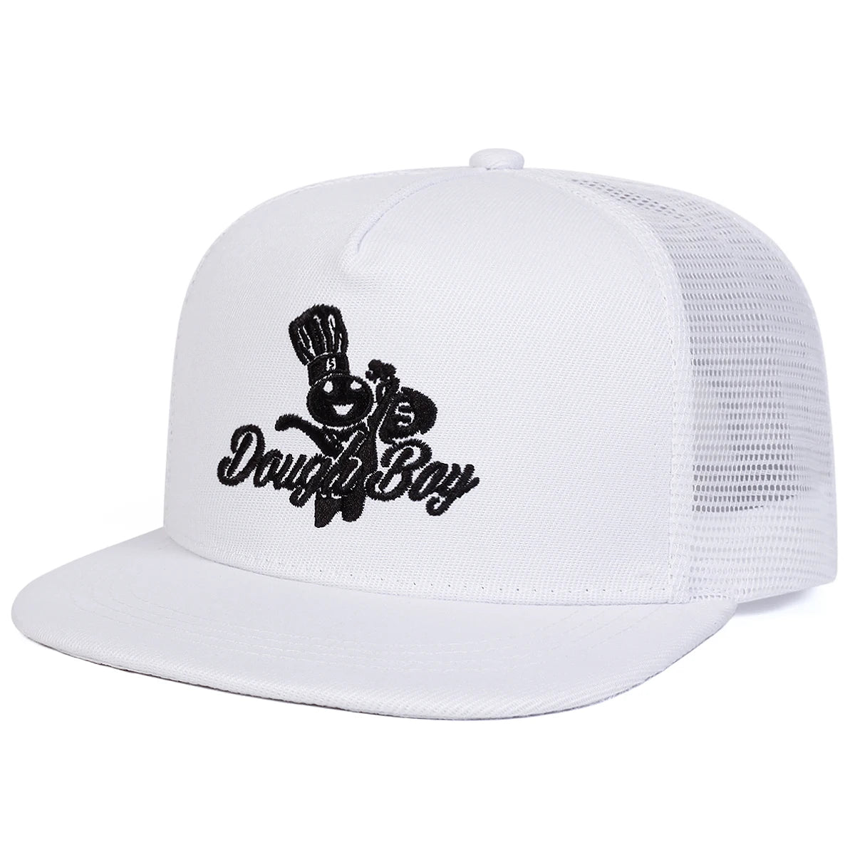 Unisex Daugh Boy Letter Embroidery Hip-hop Net Hats Adjustable Casual Snapback Caps