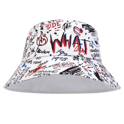 Bucket Hat Hip Hop Cap Men Summer fishing Fisherman hats Graffiti Hat for Men Women