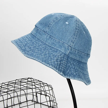 Cotton Style Bucket Hat Men Women Trendy Lightweight
