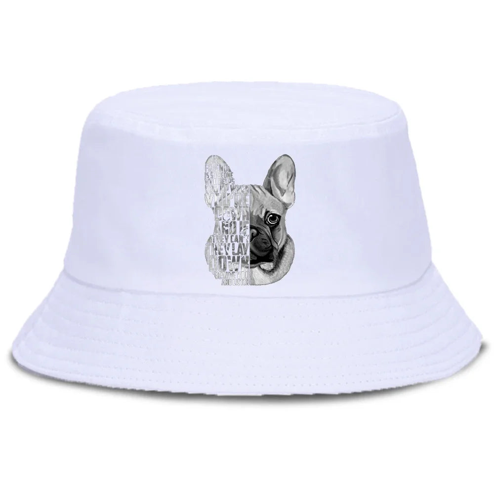 French Bulldog Quote Summer Bucket Hat