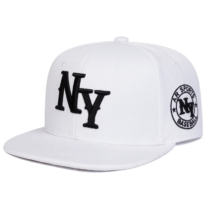 Unisex NY Letter Embroidery Hip-hop Hats Spring and Autumn