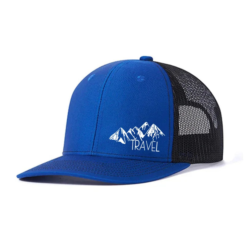 Peak TRAVEL Curved Adult Baseball Cap for Men Women Outdoor Mesh Duck Hat