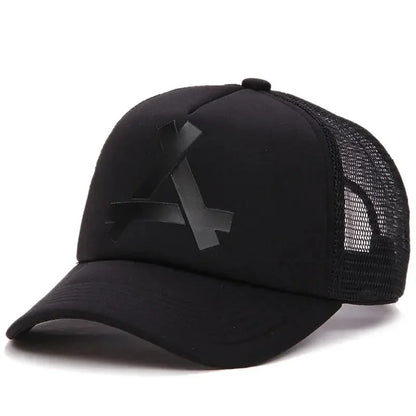 New Unisex A- Letter Printing Baseball Net Caps Hip Hop Cap Spring And Summer