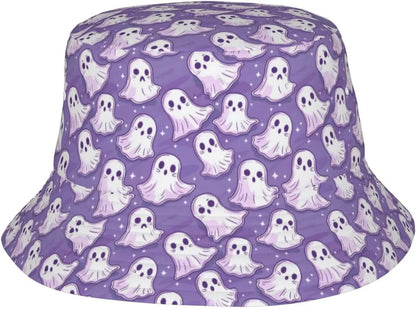 Halloween Bucket Hat Funny Ghost Hat
