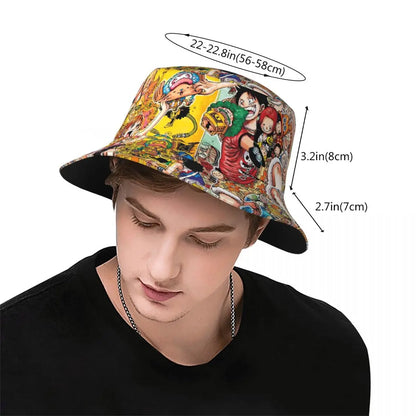 One Piece Bucket Hats Anime Manga