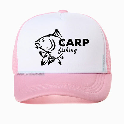 Funny Carp Fishing Baseball Cap