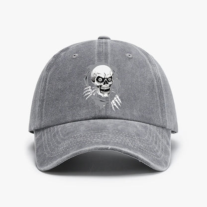 Comic Skull Animation Casual Baseball Cap