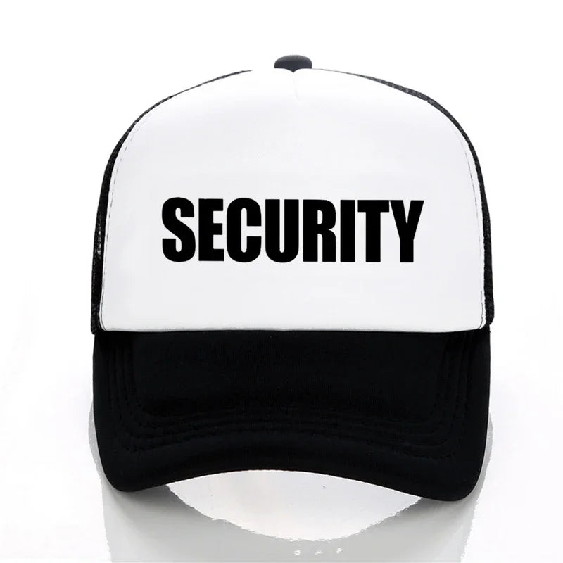 SECURITY Baseball Cap Cool Summer