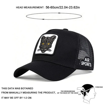Unisex Cat Embroidery Baseball Caps