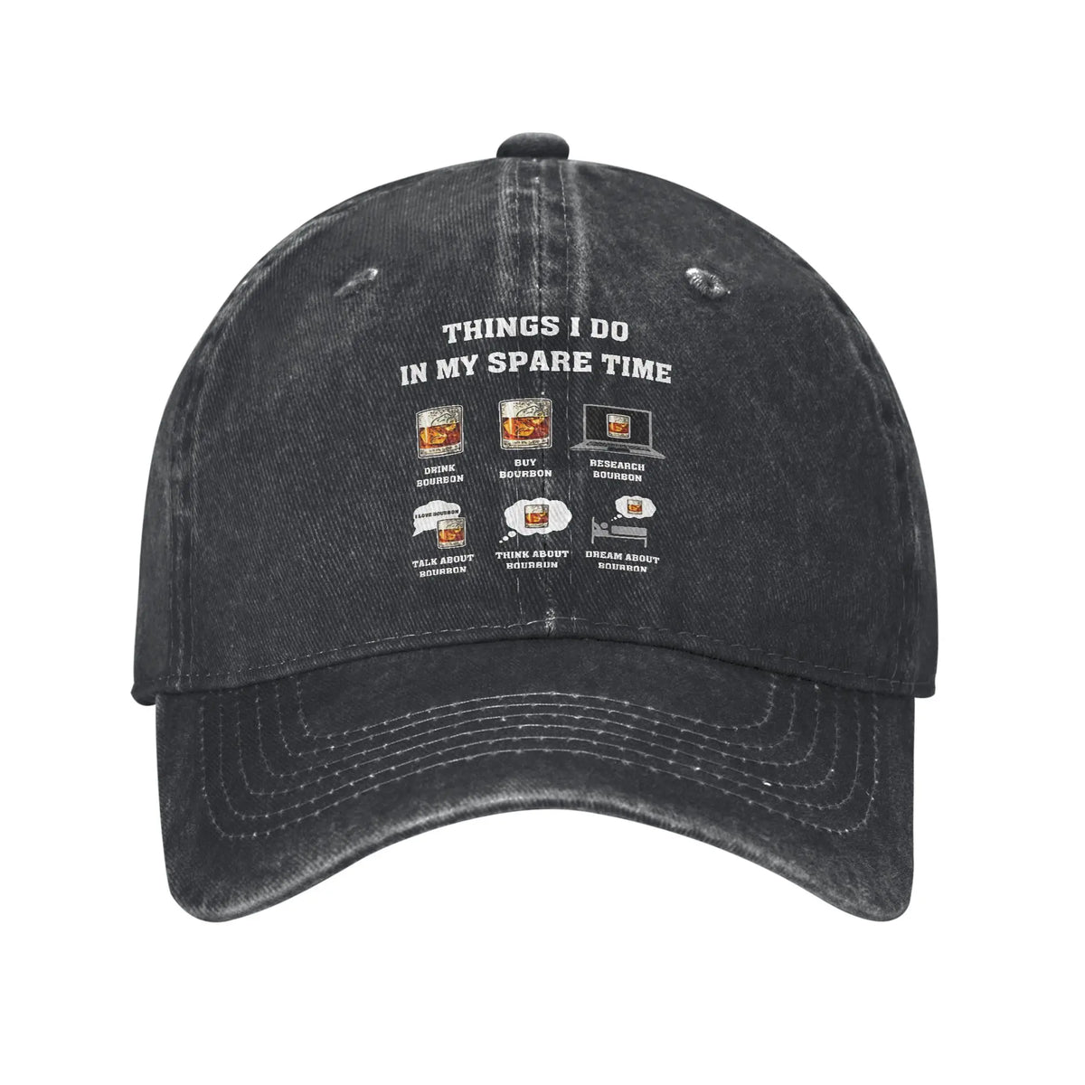 Things I Do in My Spare Time Chicken Lover Baseball Cap