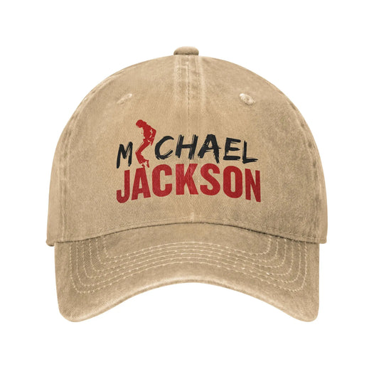 King of Pop Michaeles Jacksones MJ Print Baseball Cap