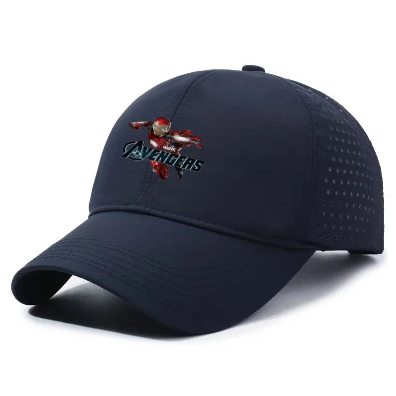 Marvel Summer Sweat-Wicking Breathable Outdoor Sun Hat Baseball Cap