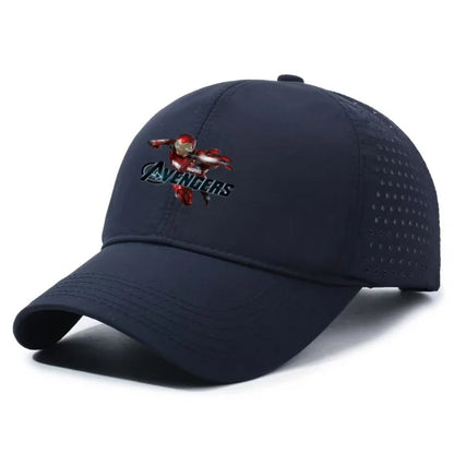 Marvel Summer Sweat-Wicking Breathable Outdoor Sun Hat Baseball Cap