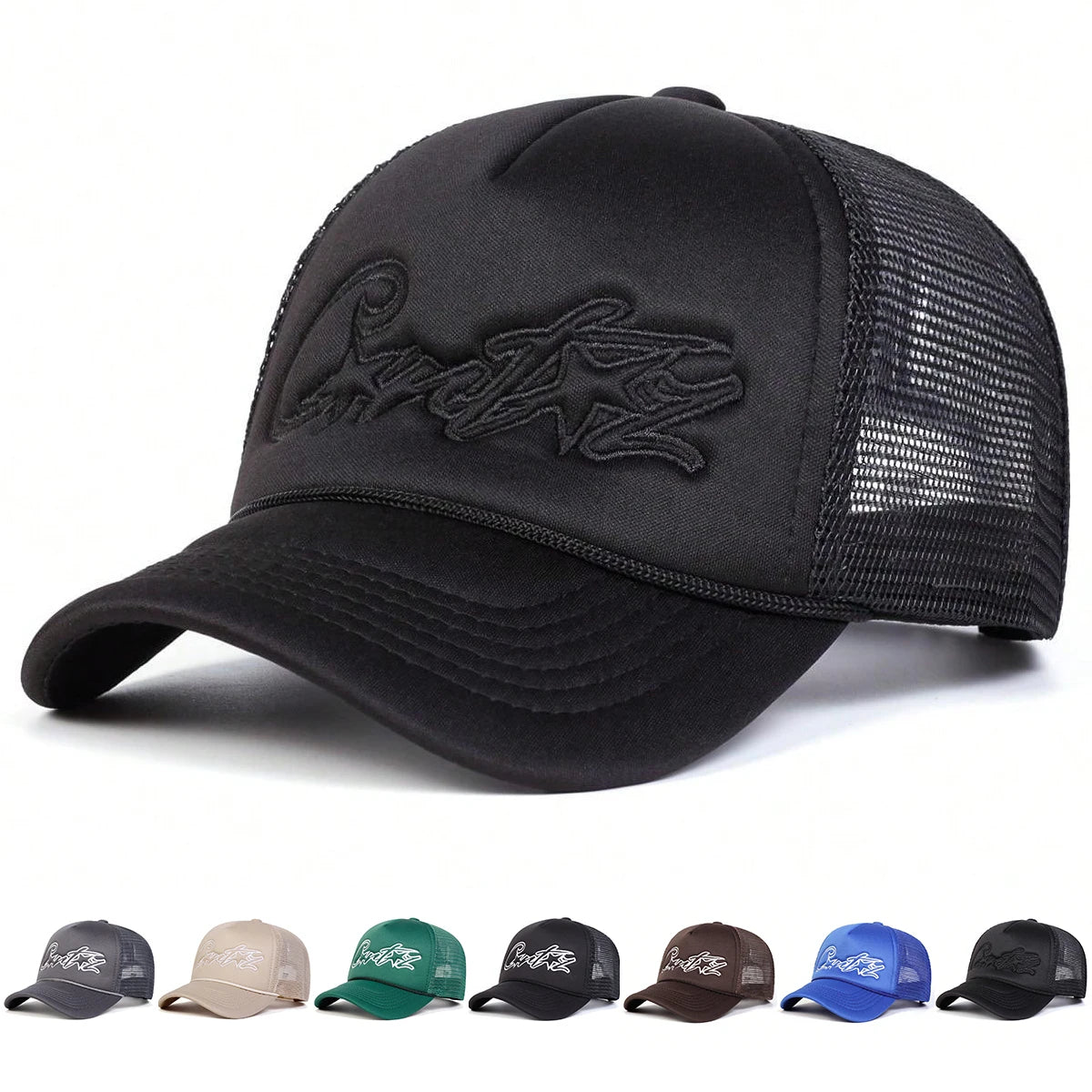Unisex CRTZ Pentagram Embroidery Baseball Caps