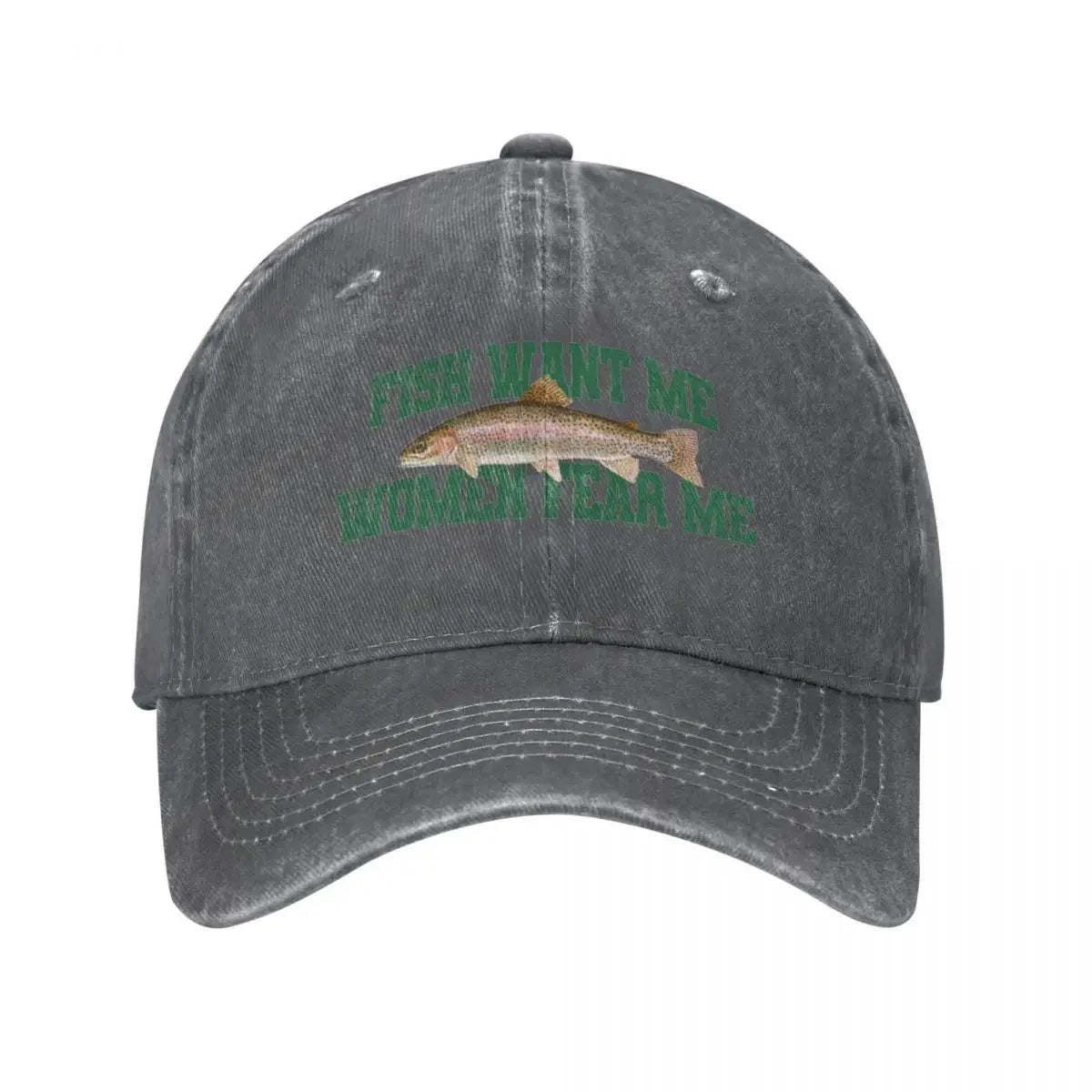 Fish Want Me Women Fear Me Meme Baseball Caps Classic