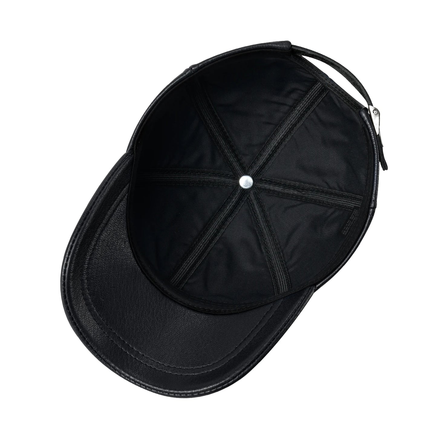FEINION Men's Baseball Cap Winter Driving Hunting Fishing Hat Genuine Leather Ivy Fashion Beret Flat Cap.
