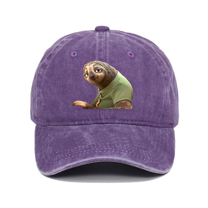 Disney Zootopia Cartoon Anime Retro Print Baseball Cap Judy Nick Sun Hat