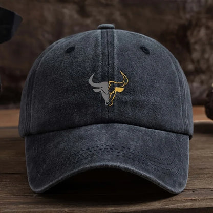 Fashionable Bull Head Printed Baseball Hat Multi Functional Outdoor Leisure Sunshade Duck