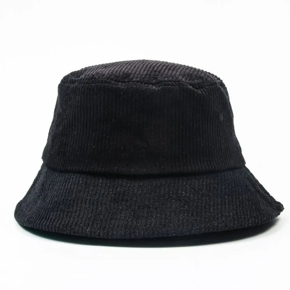 Casual Simple Fashion Outdoor Unisex Soft Sun Hats Corduroy Bucket Hat