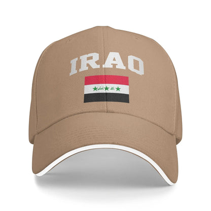 Women Men Iraq Flag Iraqi Outdoor Hat  Sun Cap Casual Baseball Cap