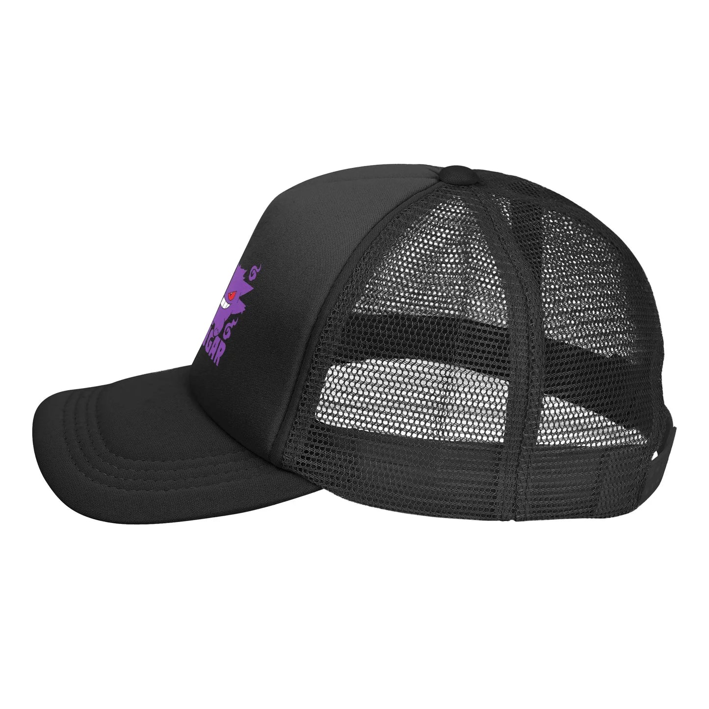Unisex Pokemoned Gengar Trucker Hats Mesh Baseball Cap