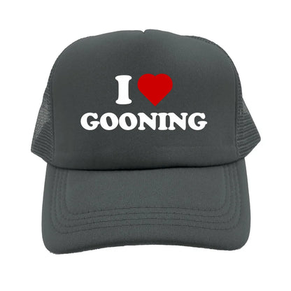 Funny I Love Gooning Baseball Caps Cool Summer Men Mesh Net Hat