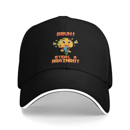 Bruh Sammyni Spyderini Funny Brainrot Steal A Brainrot Baseball Cap