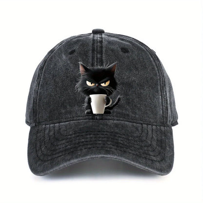 Cute Cat Print Baseball Cap