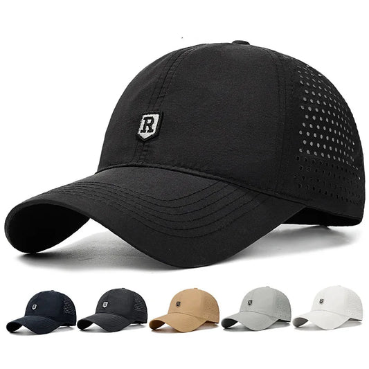 Breathable Quick-Dry Baseball Cap With Ventilation Holes