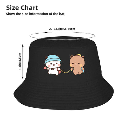 DuDu Bear And BuBu Panda Bucket Hat