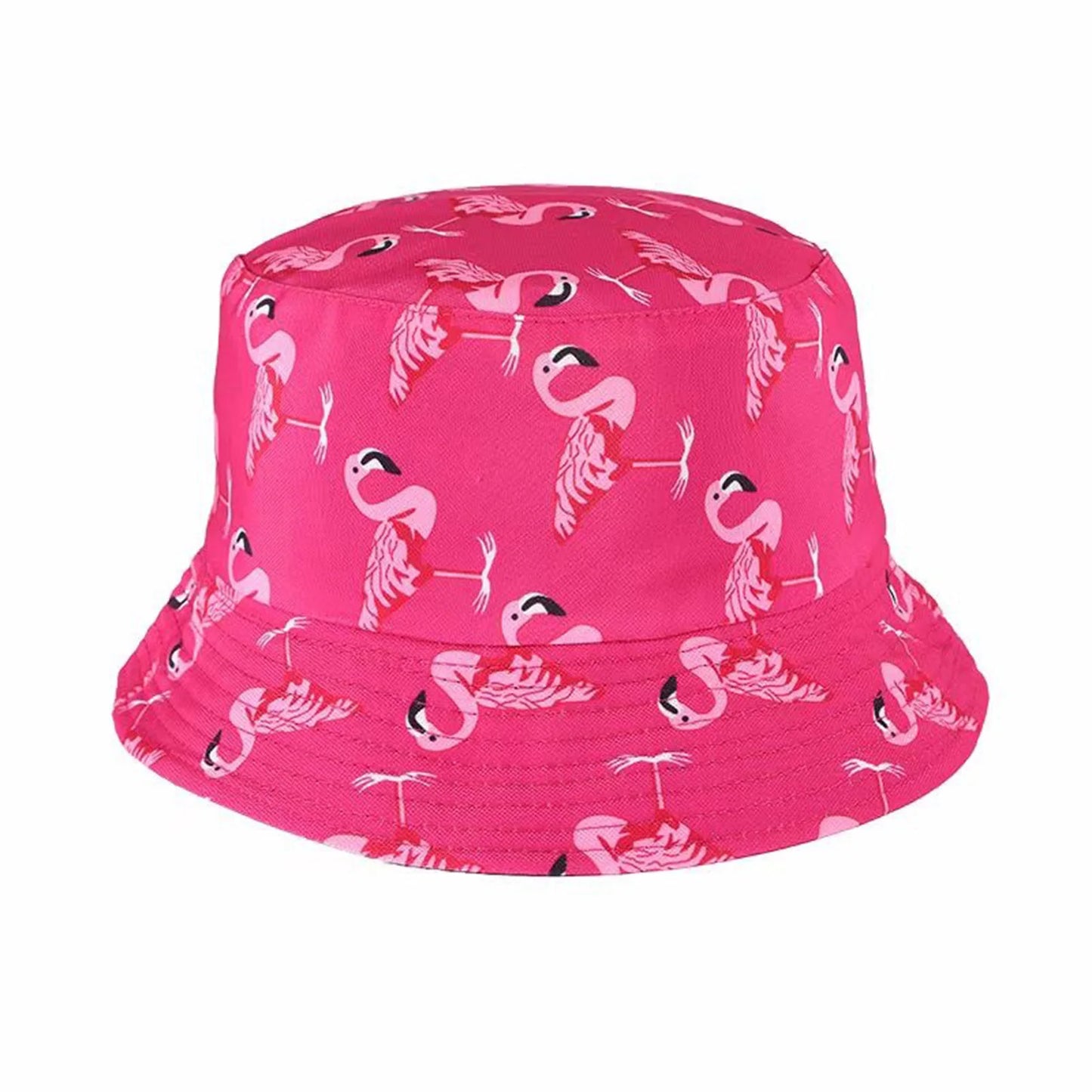 Flamingos design Bucket Hats Flamingos Pattern Sun