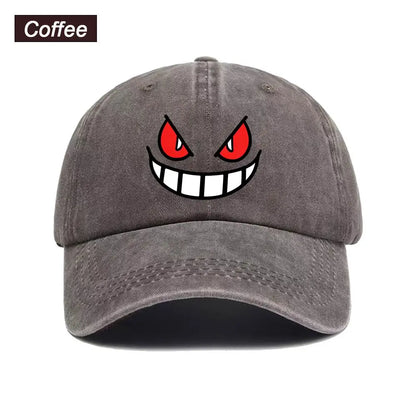 Baseball Cap Ghost Face American Anime Print Graphic