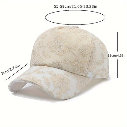 Lightweight Lace Sun Hat Uv Protection Baseball Cap