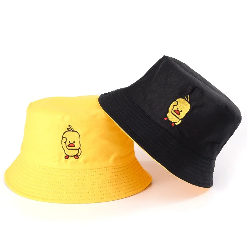 Summer Duck Reversible Bucket Hat For Women
